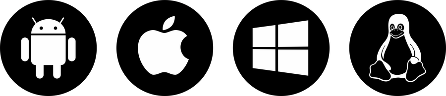 Android, Apple, Windows and Linux